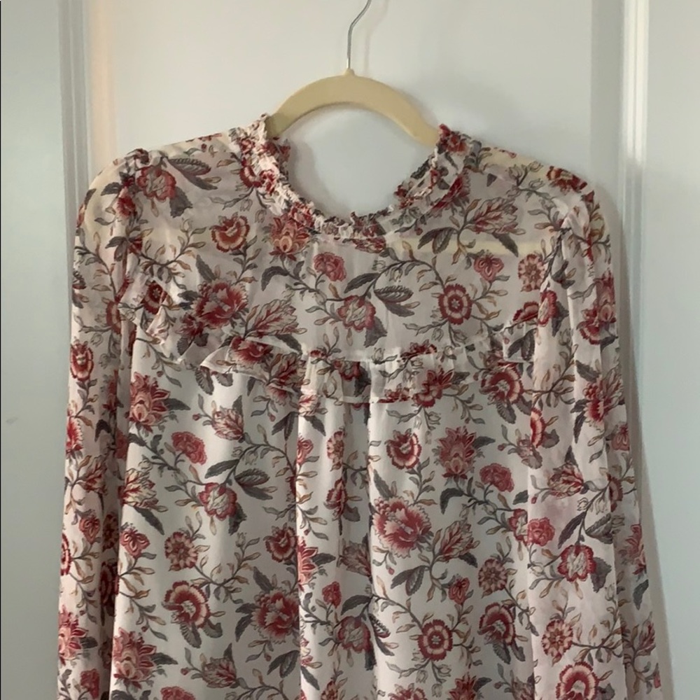 Loft floral blouse